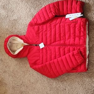 Calvin Klein Infinite stretch water resistant jacket Red Medium NWT